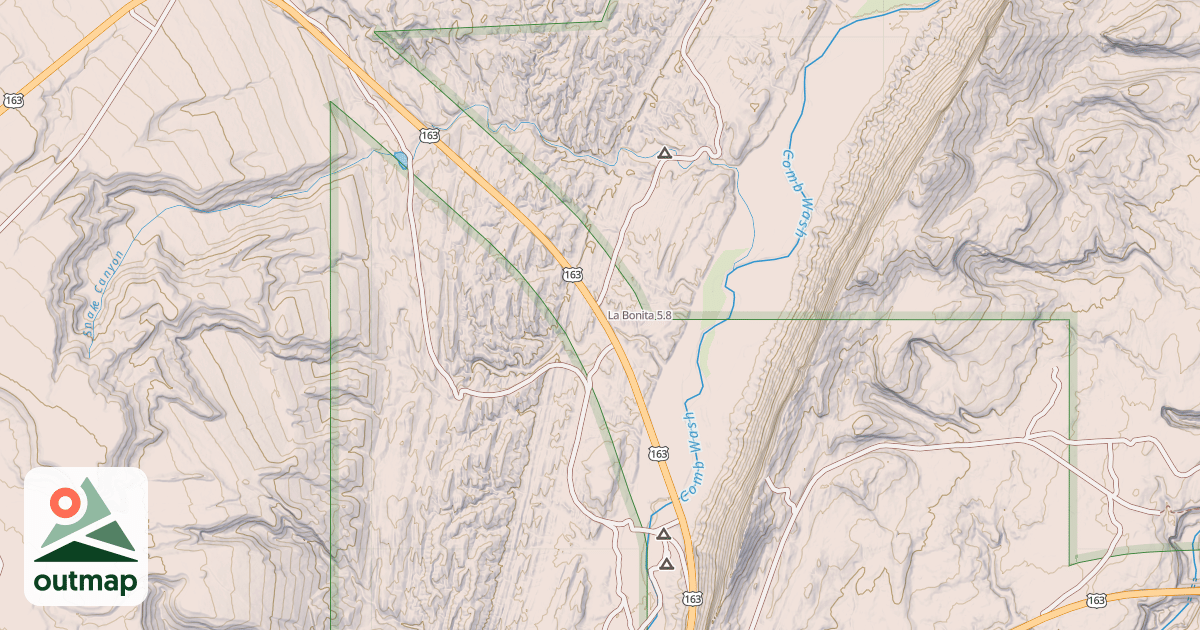 Map of La Bonita
