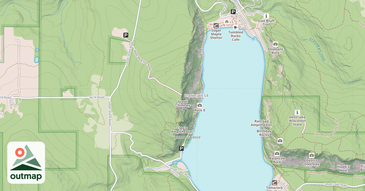 Map of Cracker Jack