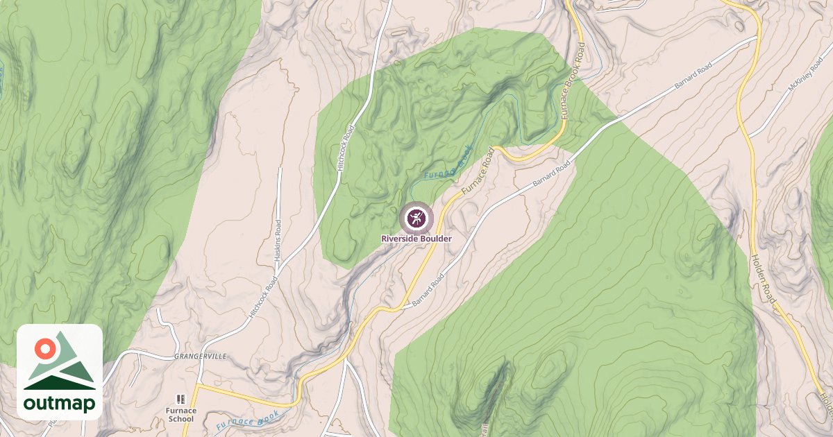 Map of Riverside Boulder
