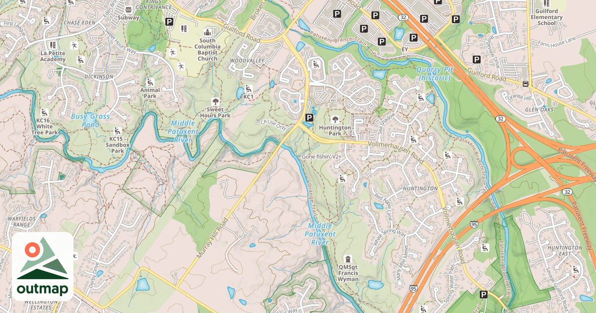 Map of Gone fishin'