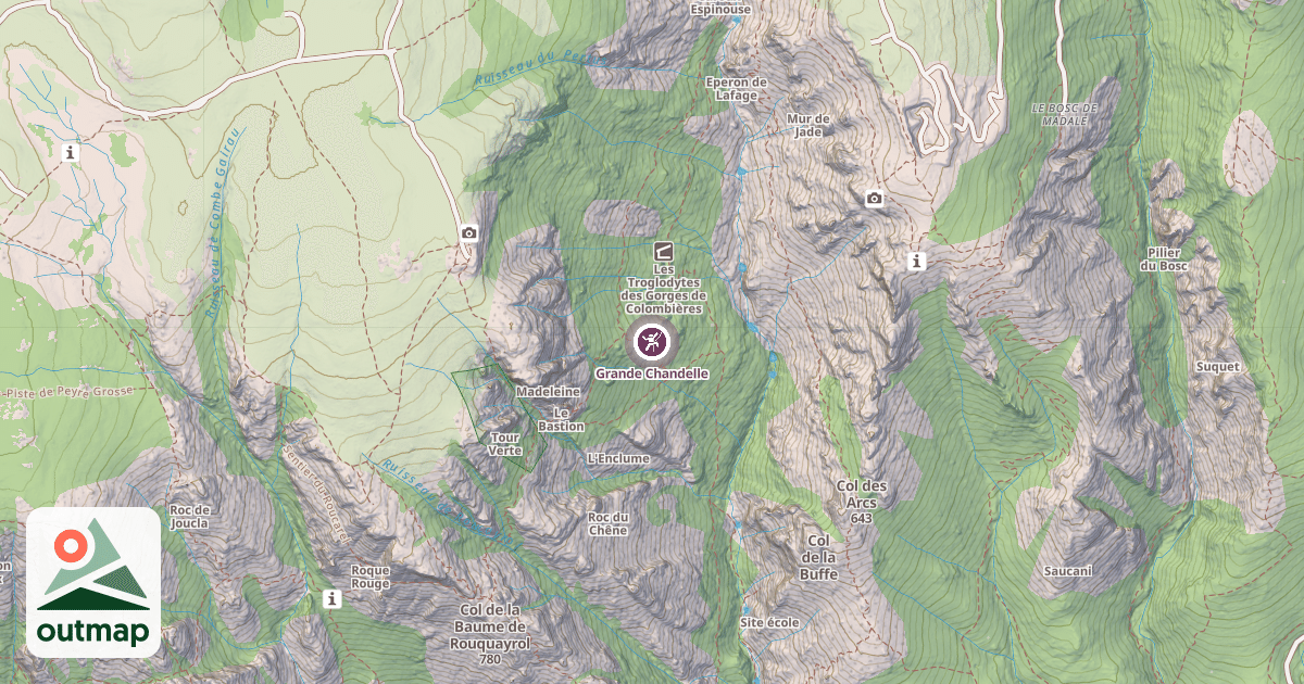 Map of Grande Chandelle