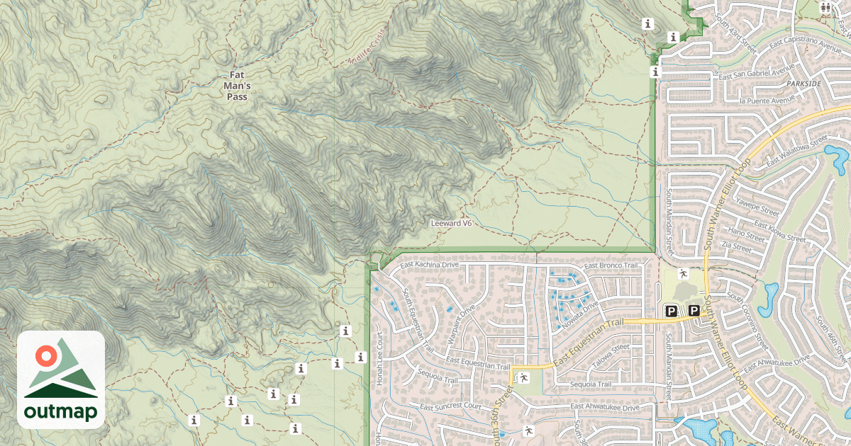 Map of Leeward