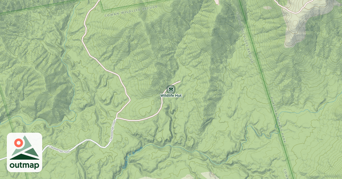 Map of Wildlife Hut
