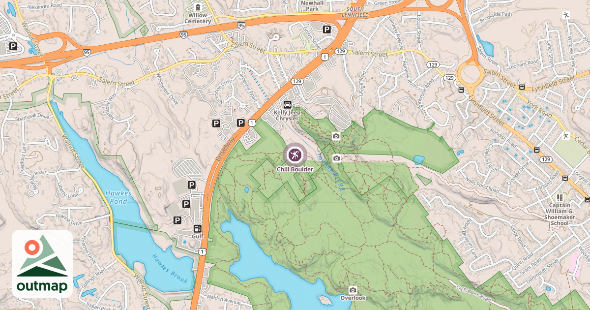 Map of Chill Boulder