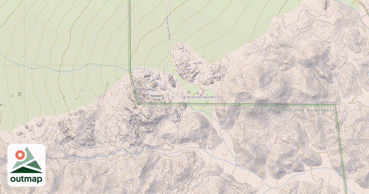Map of Bruce the Squirrel