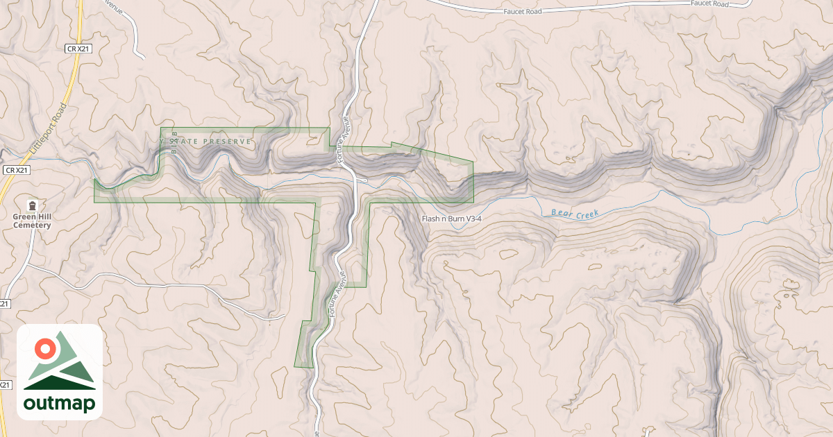 Map of Flash n Burn