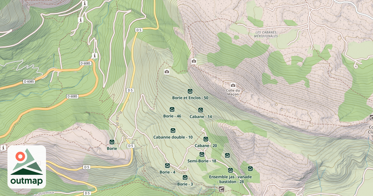 Map of Borie - 47