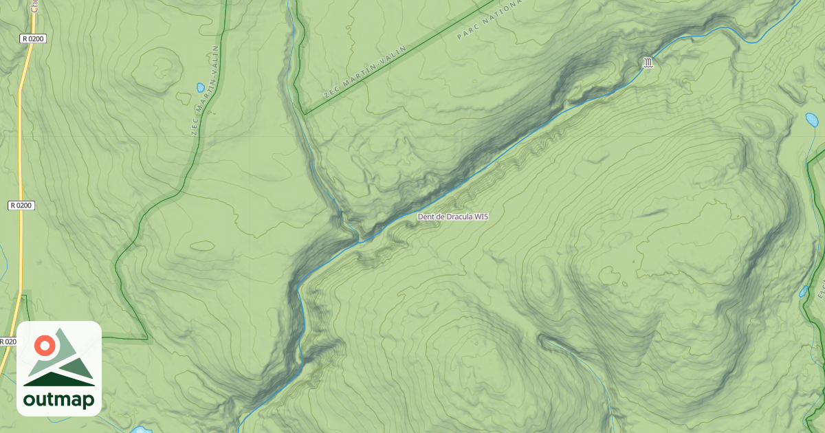 Map of Dent de Dracula