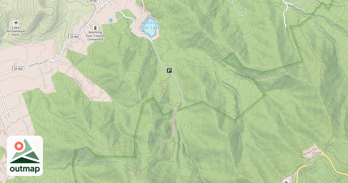 Map of Lambert Cabin