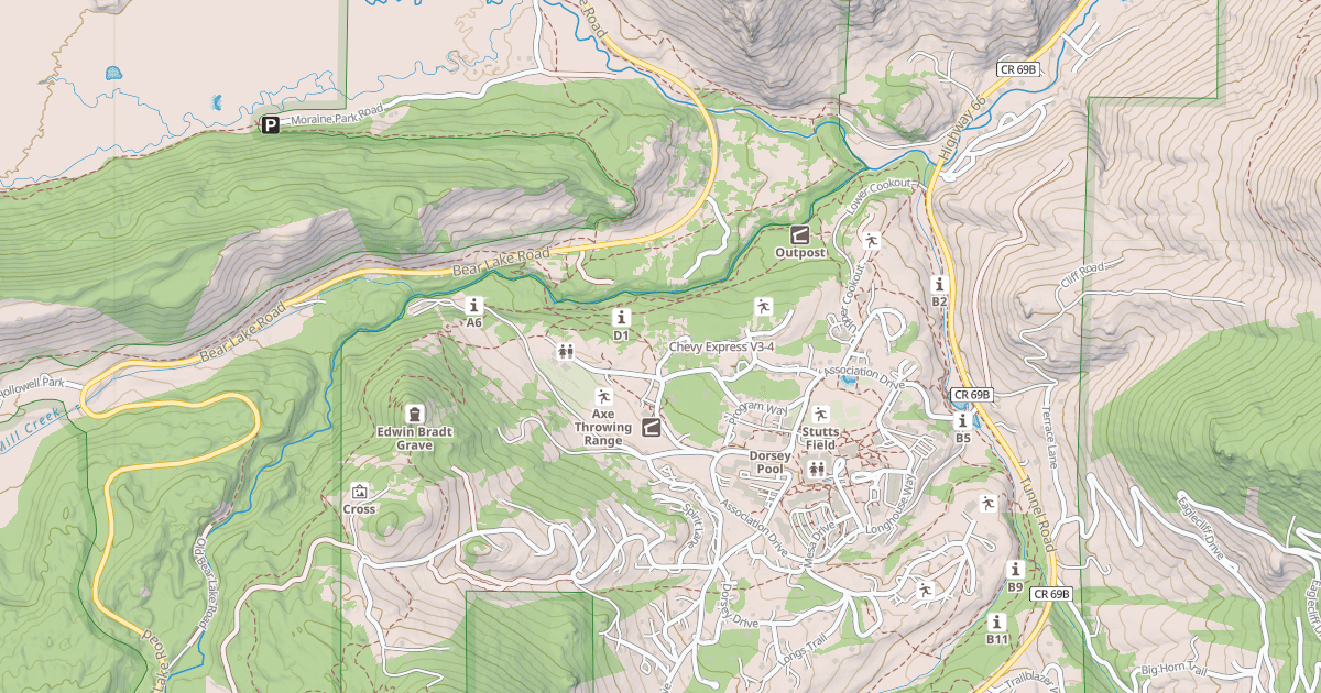 Map preview of Chevy Express