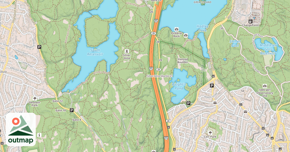 Map of Silver Mine Mantle