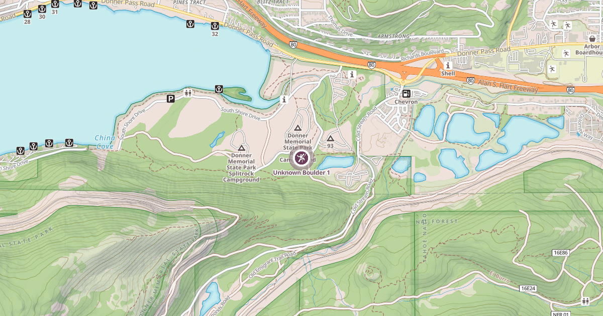 Map preview of Unknown Boulder 1