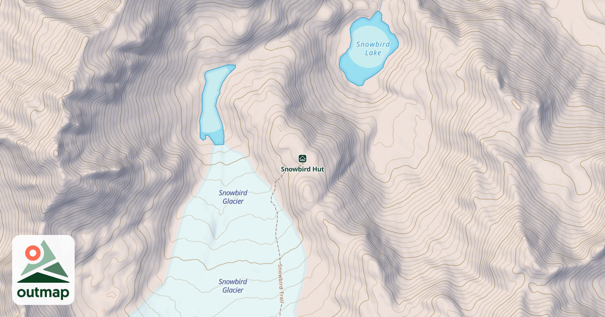 Map of Snowbird Hut