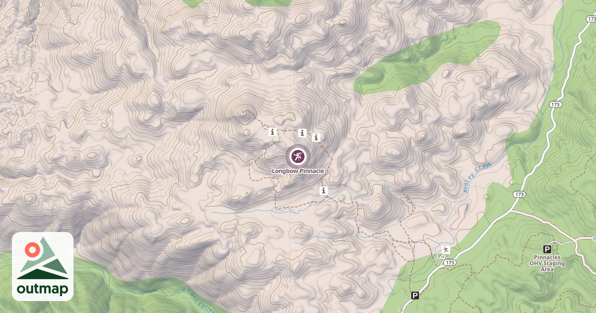 Map of Longbow Pinnacle