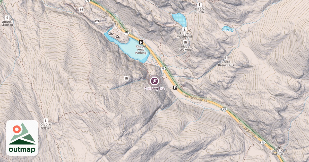 Map of Climbing Site