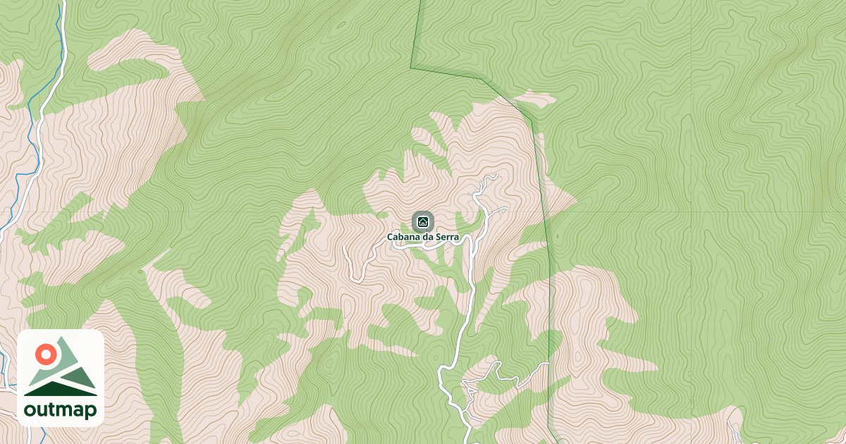 Map of Cabana da Serra