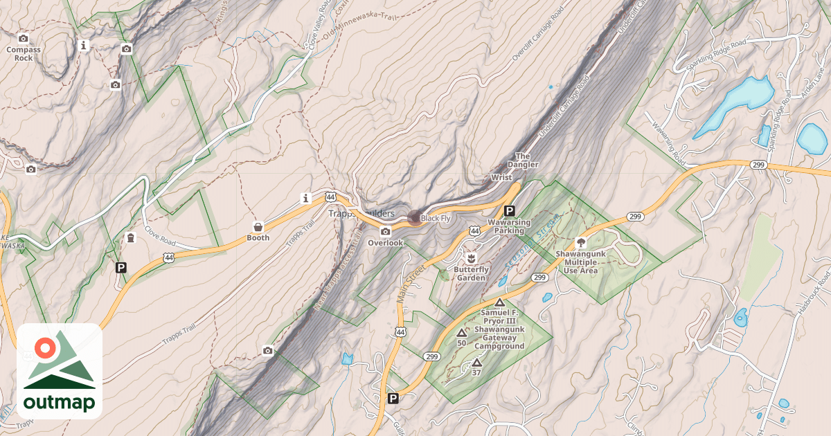 Map of Black Fly