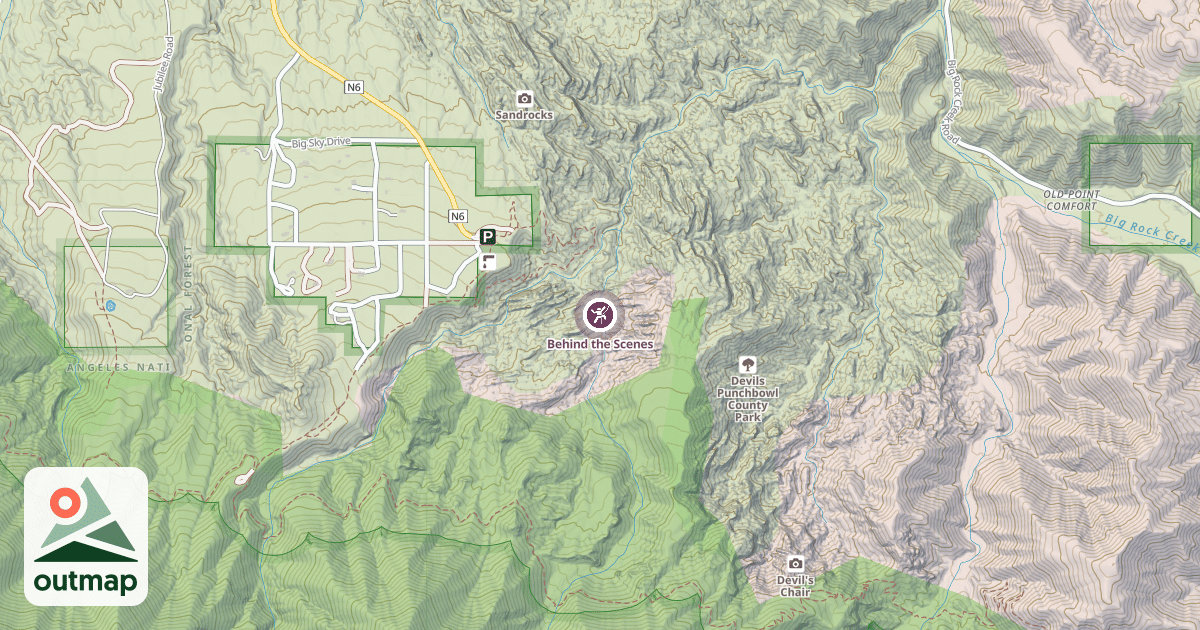 Map of Behind the Scenes