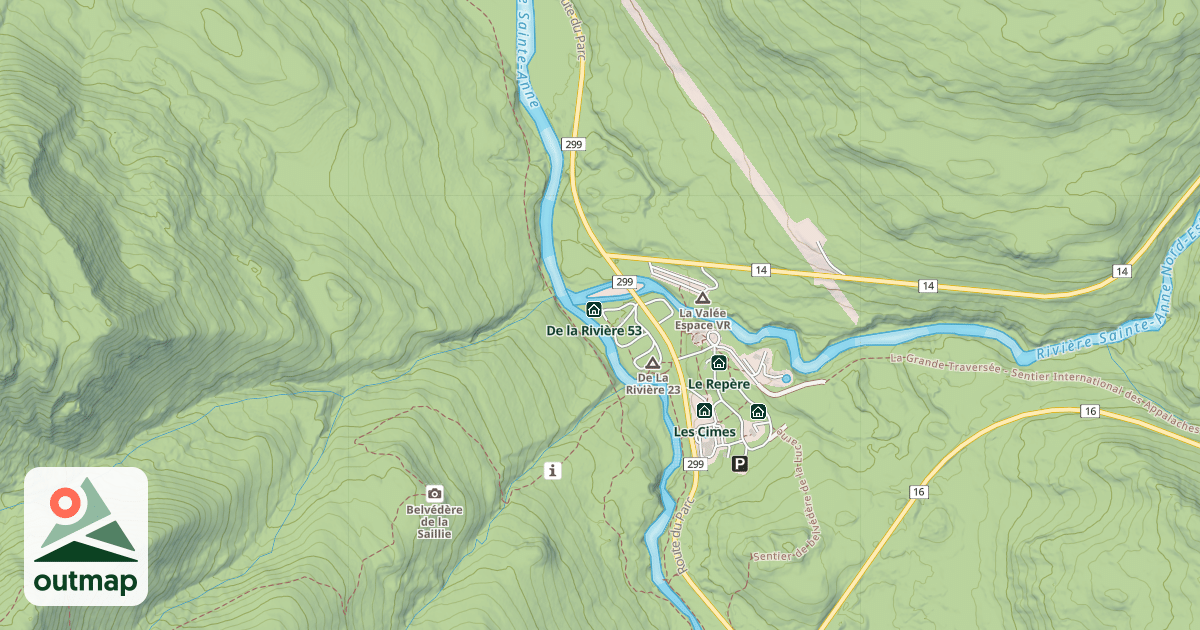 Map of De la Rivière 54