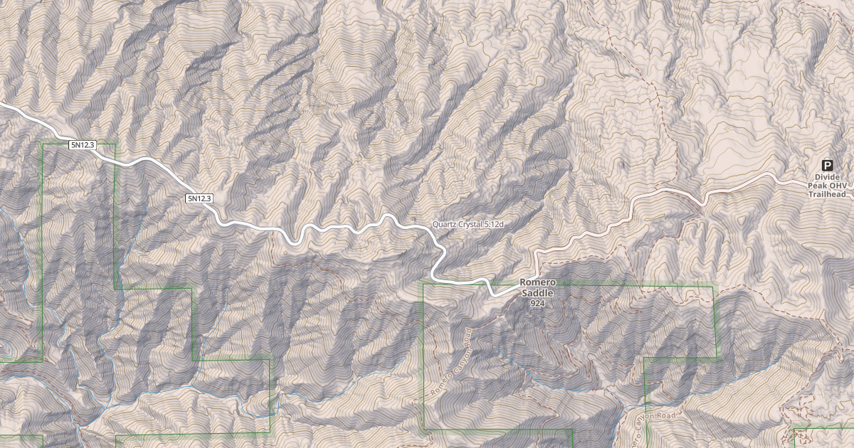 Map preview of Quartz Crystal