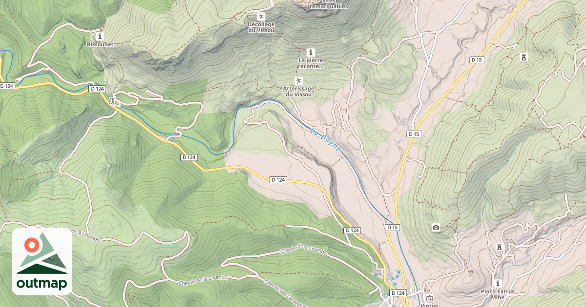 Map of Capitelle du plateau de l'Estabel
