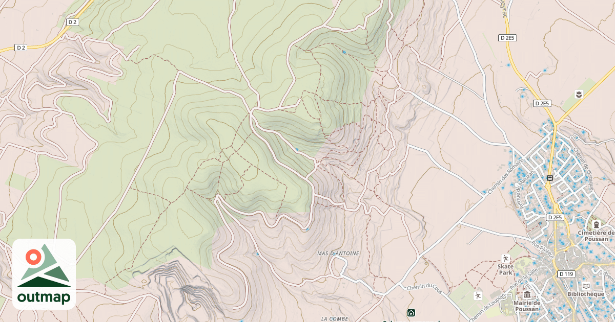 Map of Capitelle du Président