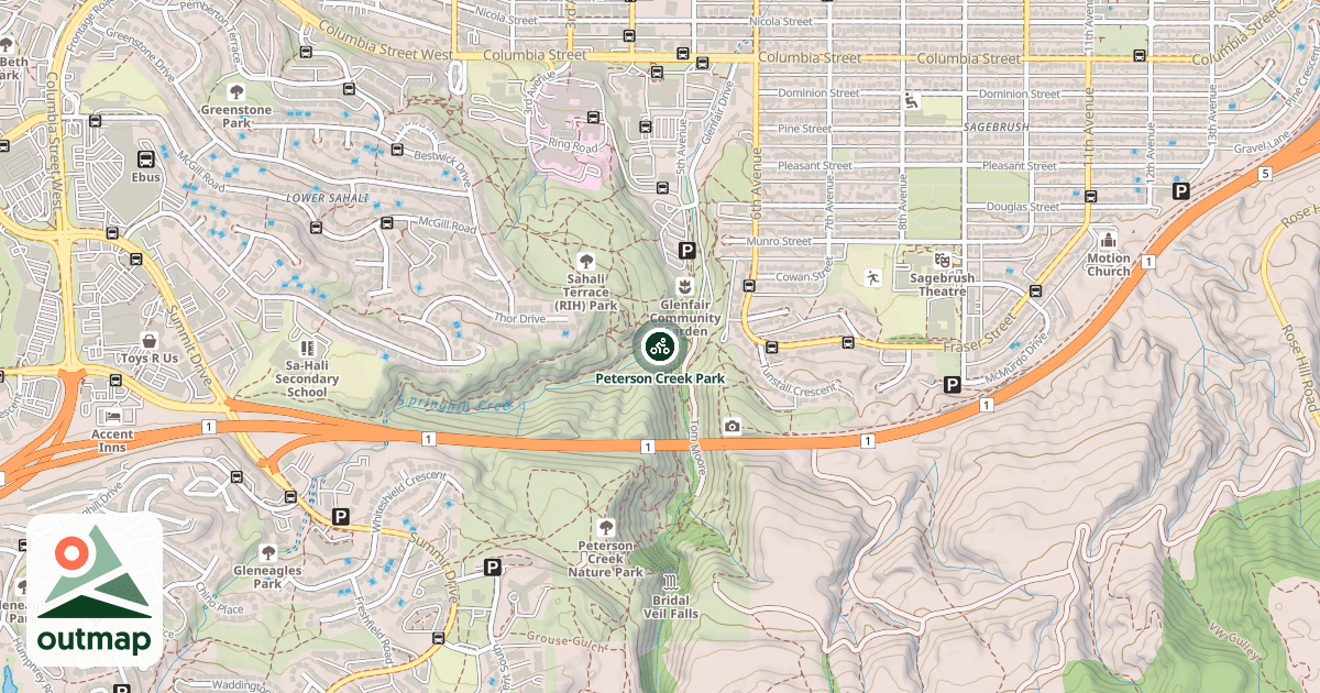 Map of Peterson Creek Park
