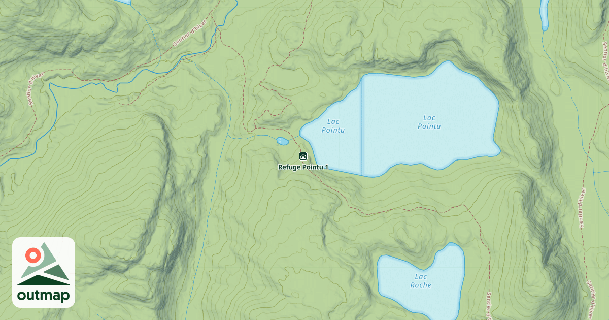 Map of Refuge Pointu 2