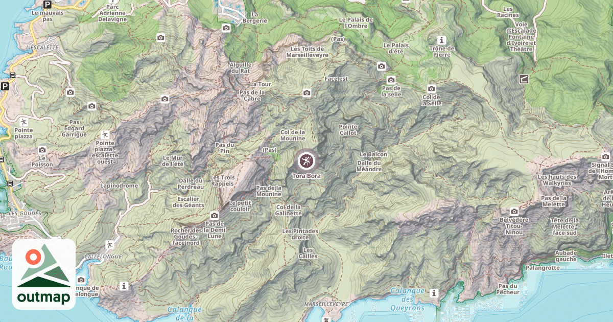 Map of Tora Bora