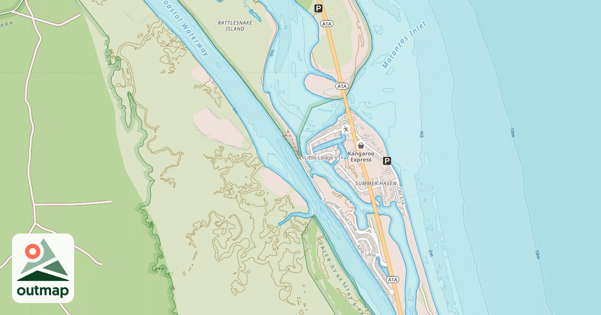 Map of Little Ledge
