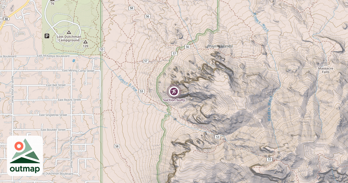 Map of Suction Gully