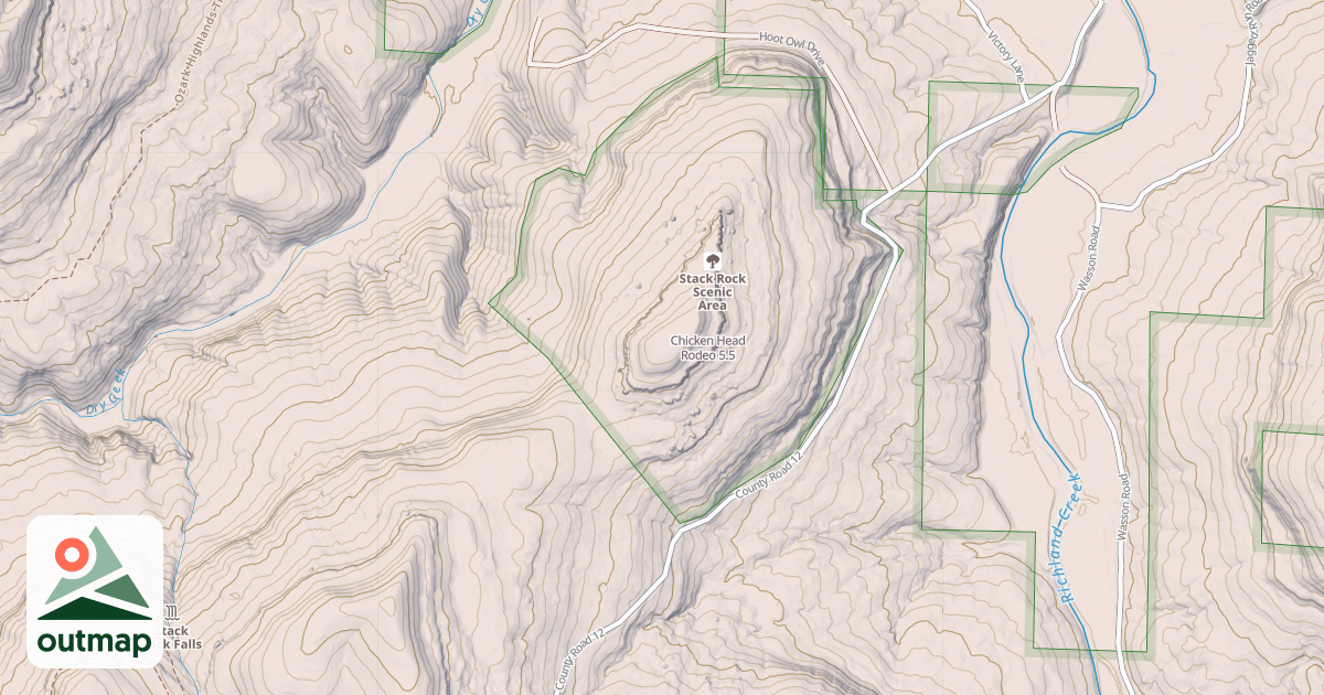 Map of Chicken Head Rodeo