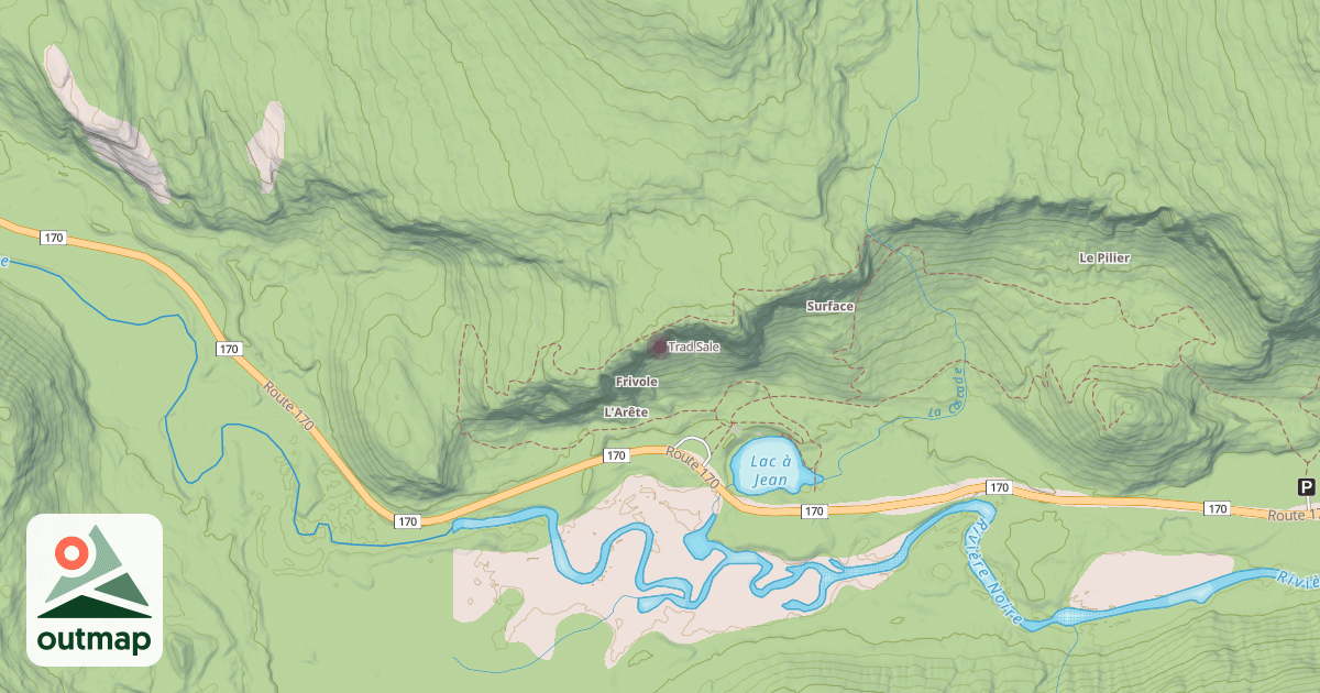 Map of Trad Sale