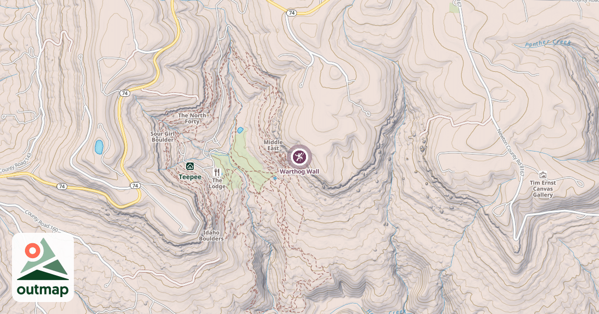 Map of Warthog Wall