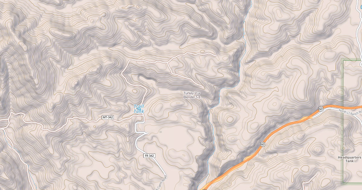 Map preview of Turkey in a Blender
