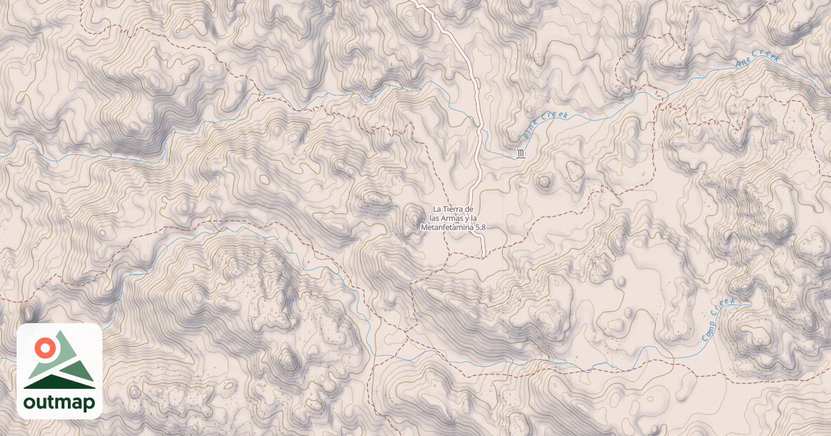 Map of La Tierra de las Armas y la Metanfetamina