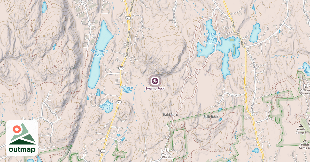 Map of Swamp Rock