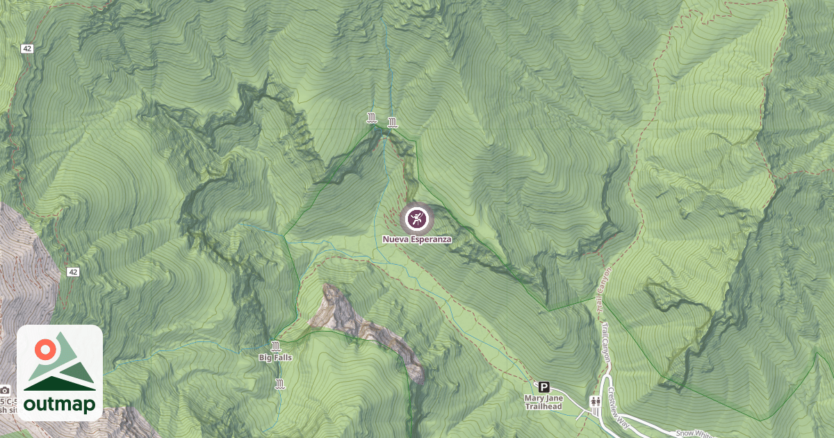Map of Nueva Esperanza