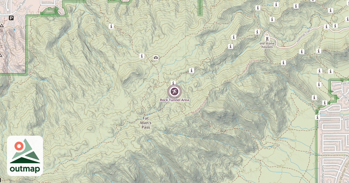Map of Rock Tunnel Area