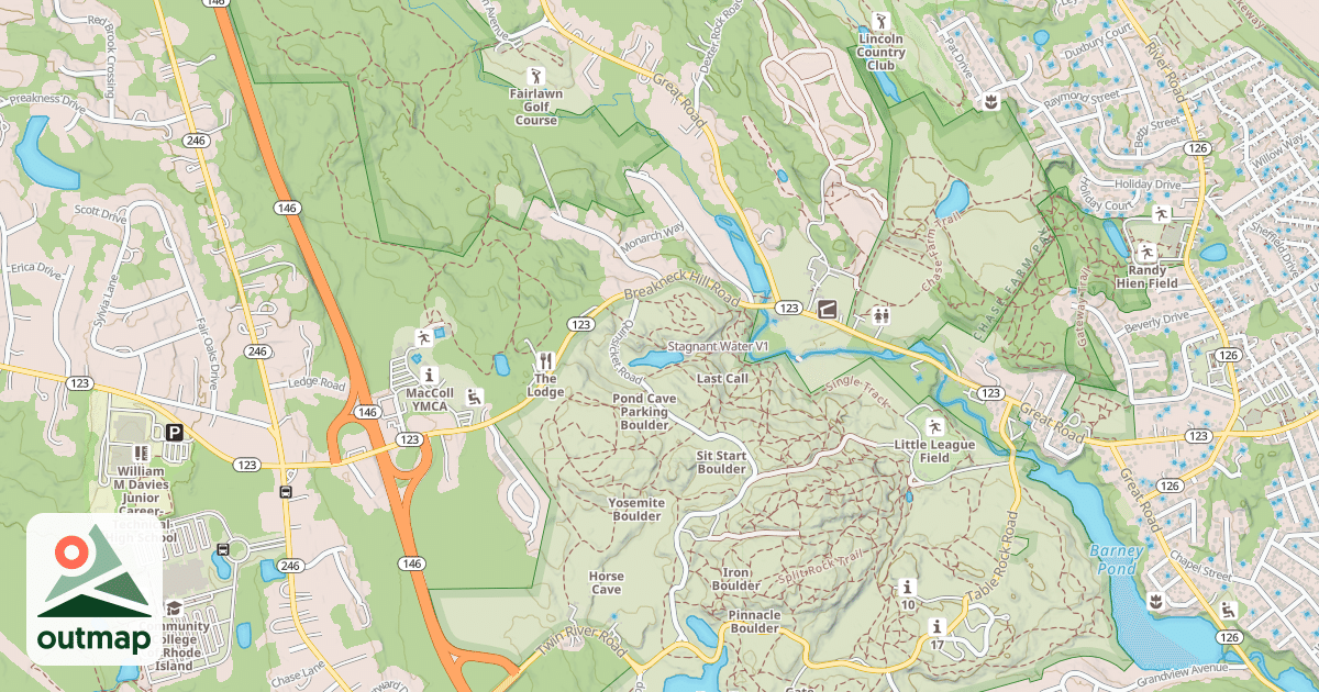 Map of Stagnant Water