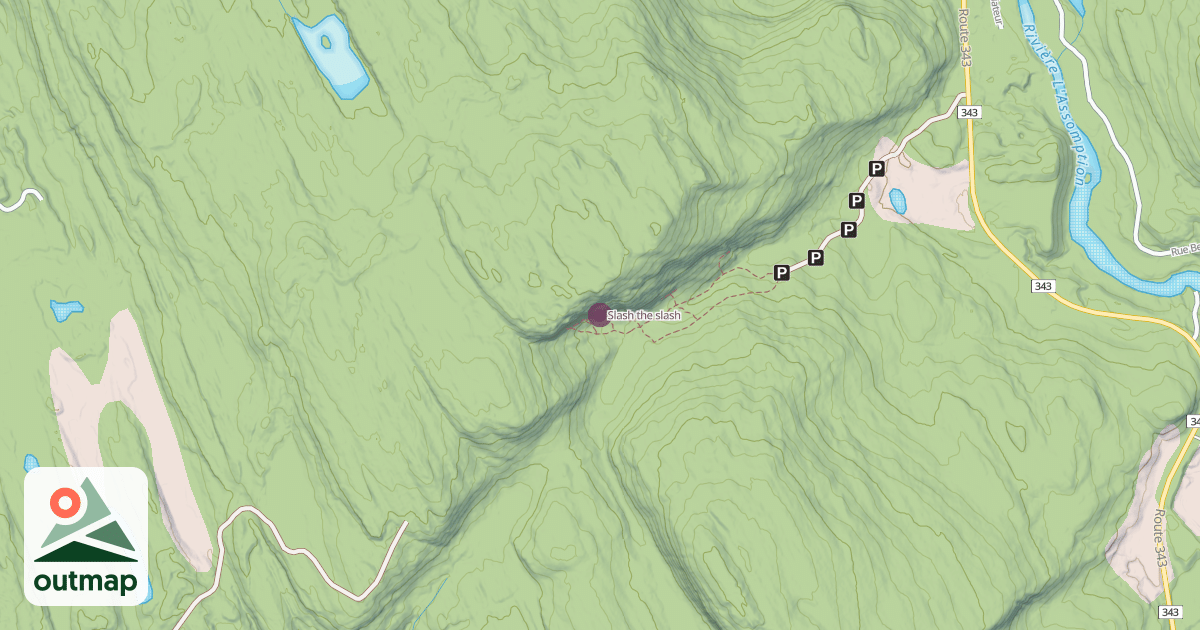 Map of Slash the slash