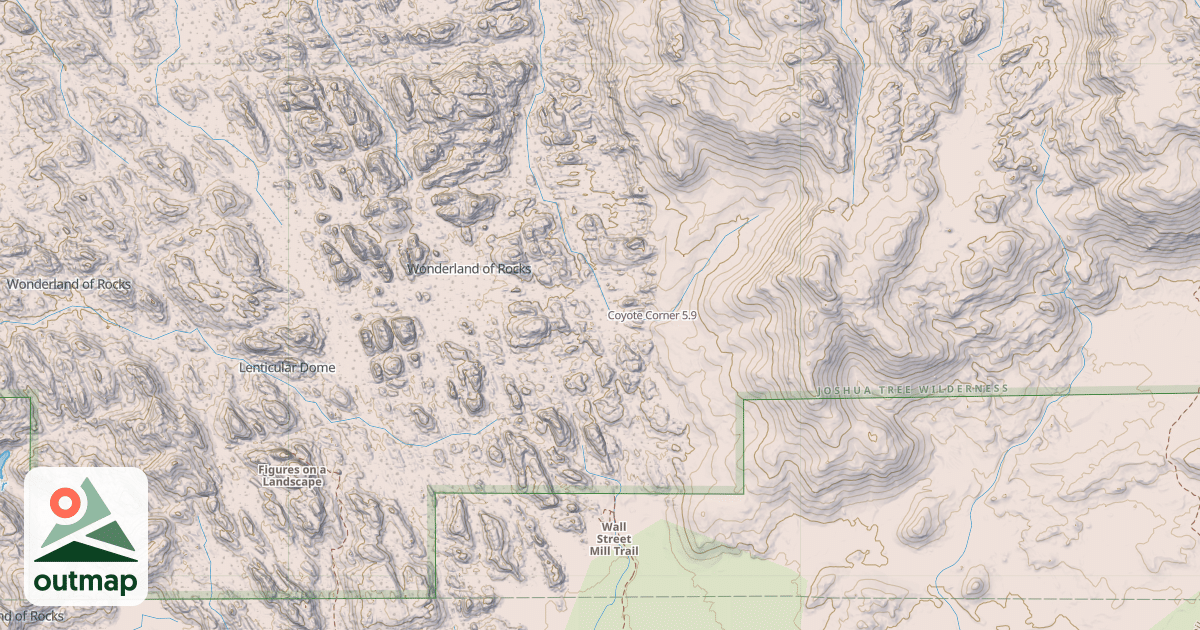 Map of Coyote Corner