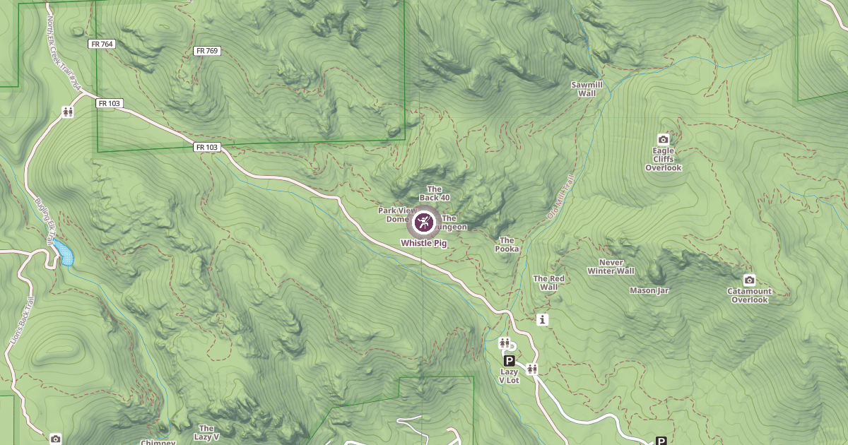 Map preview of Whistle Pig