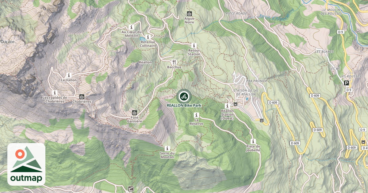 Map of REALLON Bike Park