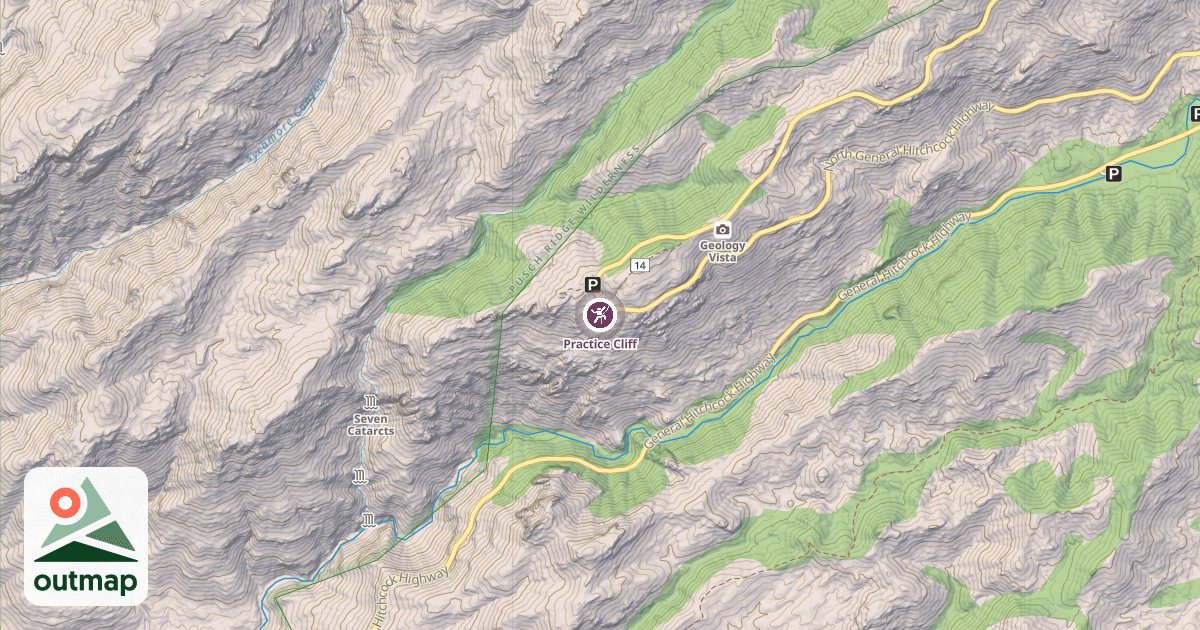 Map of Practice Cliff