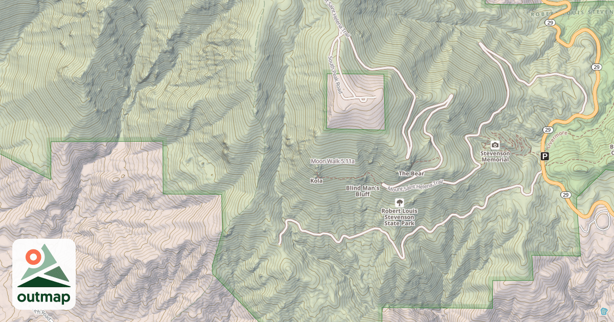 Map of Moon Walk