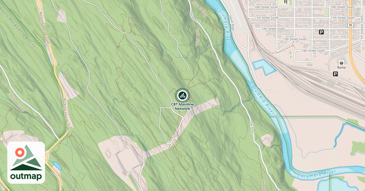 Map of CBT Mainline Network