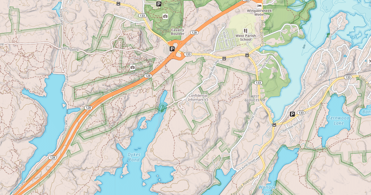 Map preview of Confidential Informant