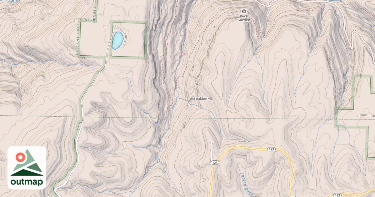 Map of dirt dabber