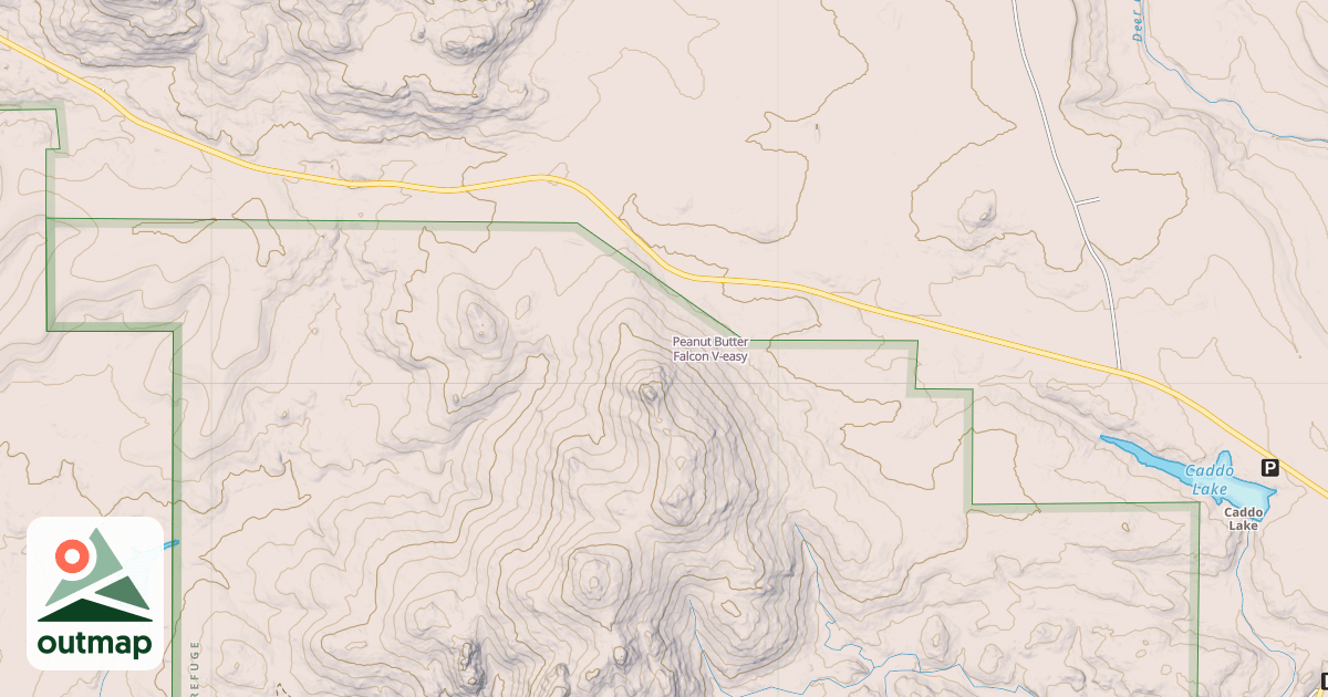 Map of Peanut Butter Falcon